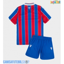 Camisa de time de futebol Crystal Palace Replicas 1º Equipamento Infantil 2025-26 Manga Curta (+ Calças curtas)